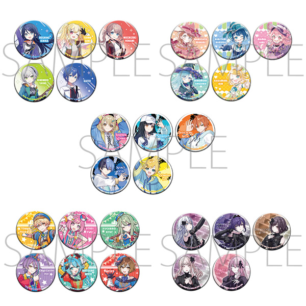 プロセカ オンリーショップ 2024缶バッジ55点 プロセカ 新グッズ予約開始 ✓プロジェクトセカイ カラフルステージ