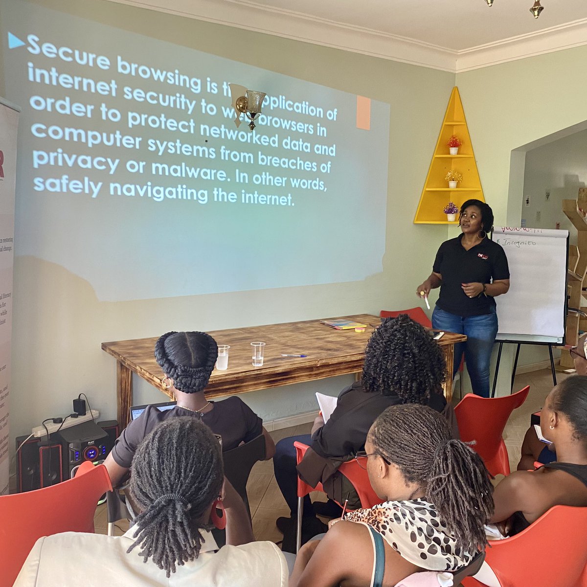 With support from @torproject, HER Internet hosted an Online Safety and Security Training (cohort 3) at our office premises in Kampala to equip womxn with essential skills and knowledge to navigate cyber threats in the AI-influenced digital landscape. #QTechUp #BeInternetAwesome