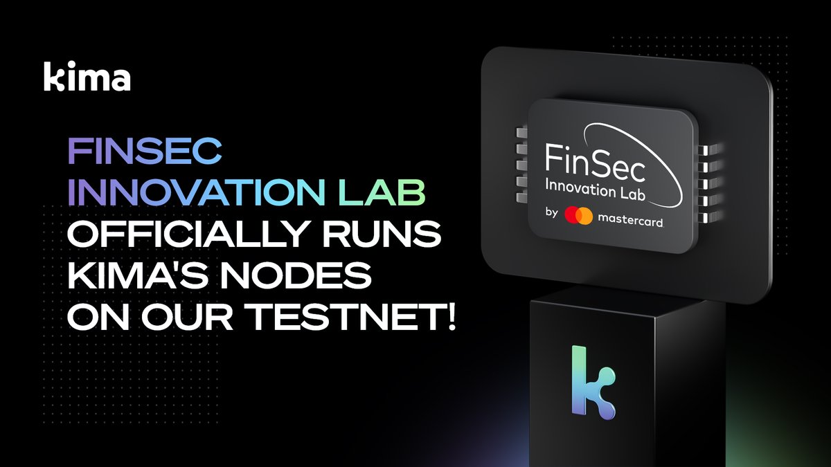 🚀 Big news! @Mastercard's FinSec Innovation Lab is now operating Kima Network validator nodes! 

This marks a major milestone as we blend traditional finance with #blockchain technology. 🌐💳

Together, we're setting new standards in #DeFi security & innovation. The future of…