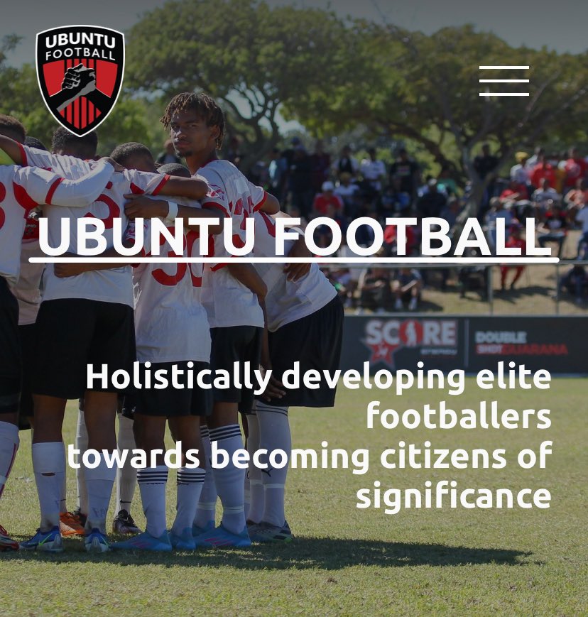 Ubuntu Football Academy is one of the best academies in the country, a top programme by top people. 

To everyone at Ubuntu, we see your work, we appreciate your work and may you continue to holistically nurture the lives of young people. 

Thank you very much 🙏🏾
