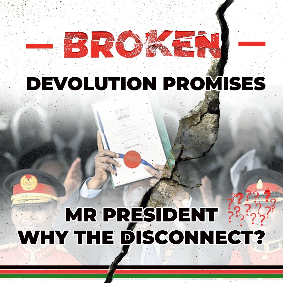 Counties play a vital role in promoting local economic activities, but with reduced financial support, their initiatives in agriculture, trade, and industry suffer, limiting job creation and economic opportunities
#BrokenDevolutionPromises 
@CRAKenya @RailaOdinga @NAssemblyKE