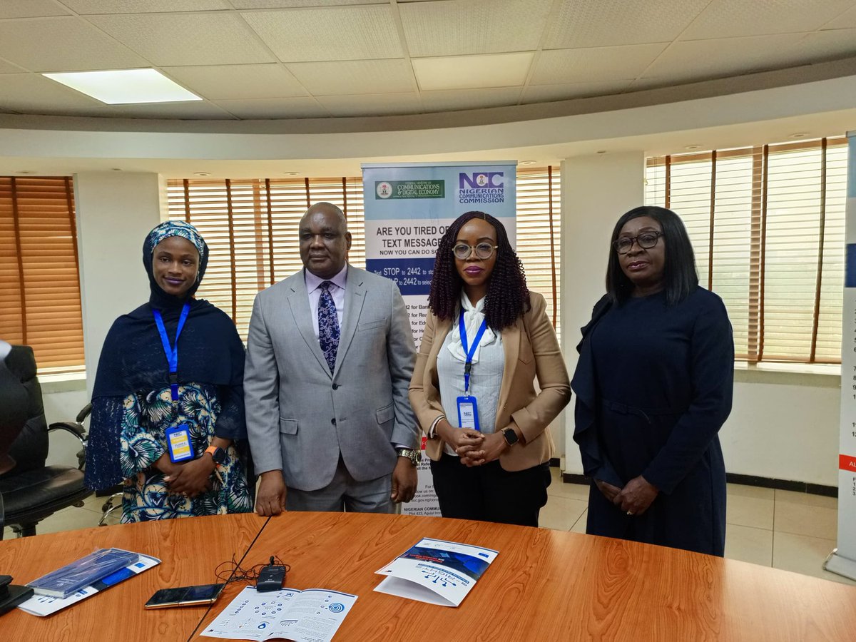 Yesterday, 14th May, 2024 @ASFFranceNG and our e-RIGHTS partner @ICTAdvocates paid a courtesy visit to @NgComCommission. 
The meeting was aimed at strengthening ties with the commission in line with our mandate of enhancing #digitalrights in Nigeria. 
@EUinNigeria @ASFFrance