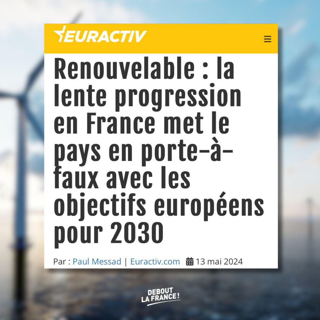 L’UE veut imposer toujours plus d’éoliennes sur le territoire français alors que nous bénéficions de l’une des productions électriques les plus décarbonées du monde. Comment la France a pu accepter des objectifs européens pour 2030 aussi absurdes ? Combien de temps encore
