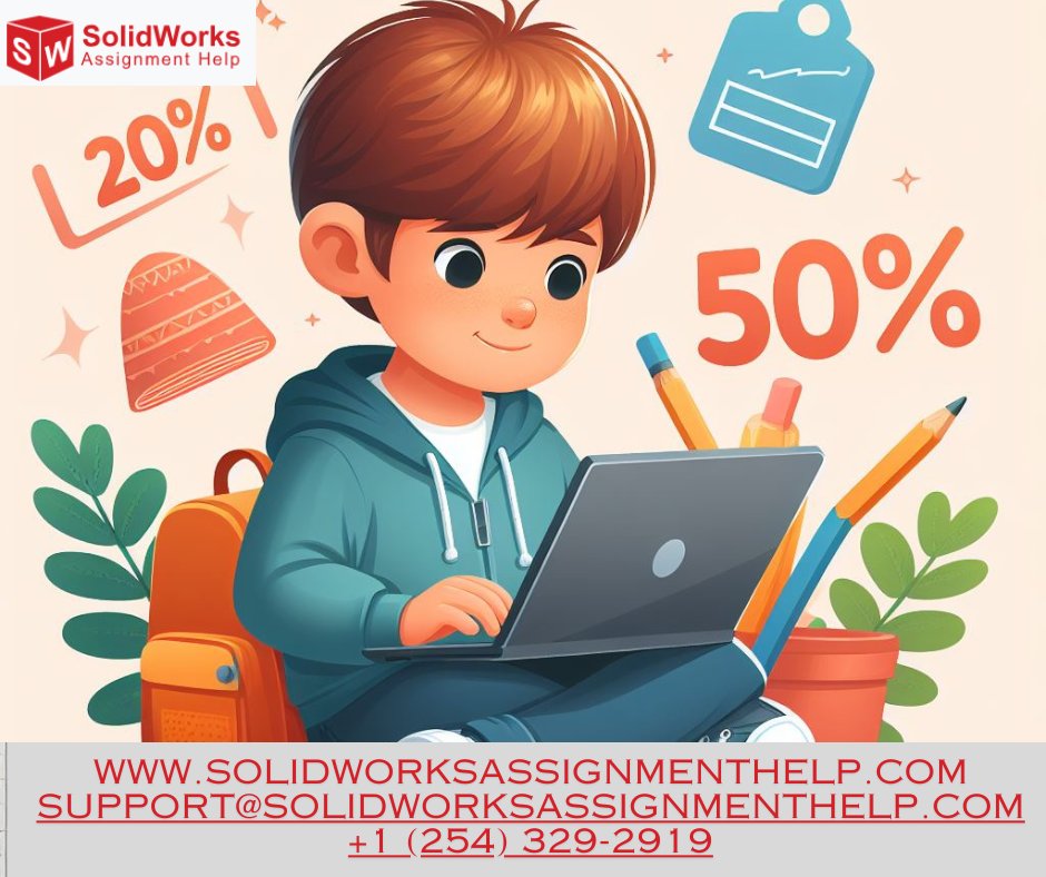 Unlock 50% off your Solidworks Simulation Assignment Help by referring a friend to solidworksassignmenthelp.com/simulation-ass…! Use code SWAHREFER50. Spread the word and save! #Solidworks #AssignmentHelp
