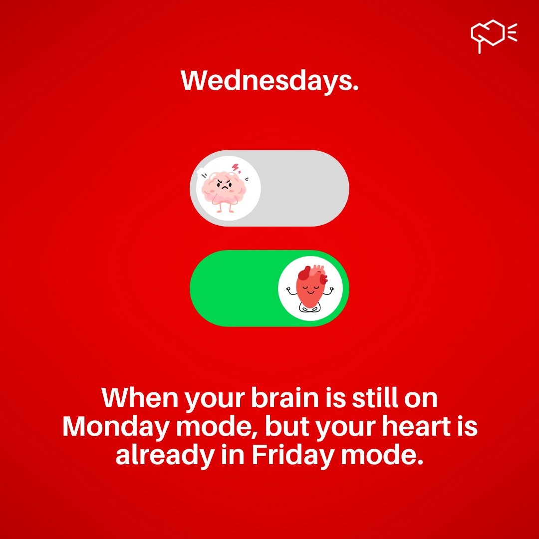 When you’re stuck between Monday’s mayhem and Friday’s freedom.

#Wednesday #WednesdayWoes #MidWeekMeltdown #AgencyLife #AgencyHumour