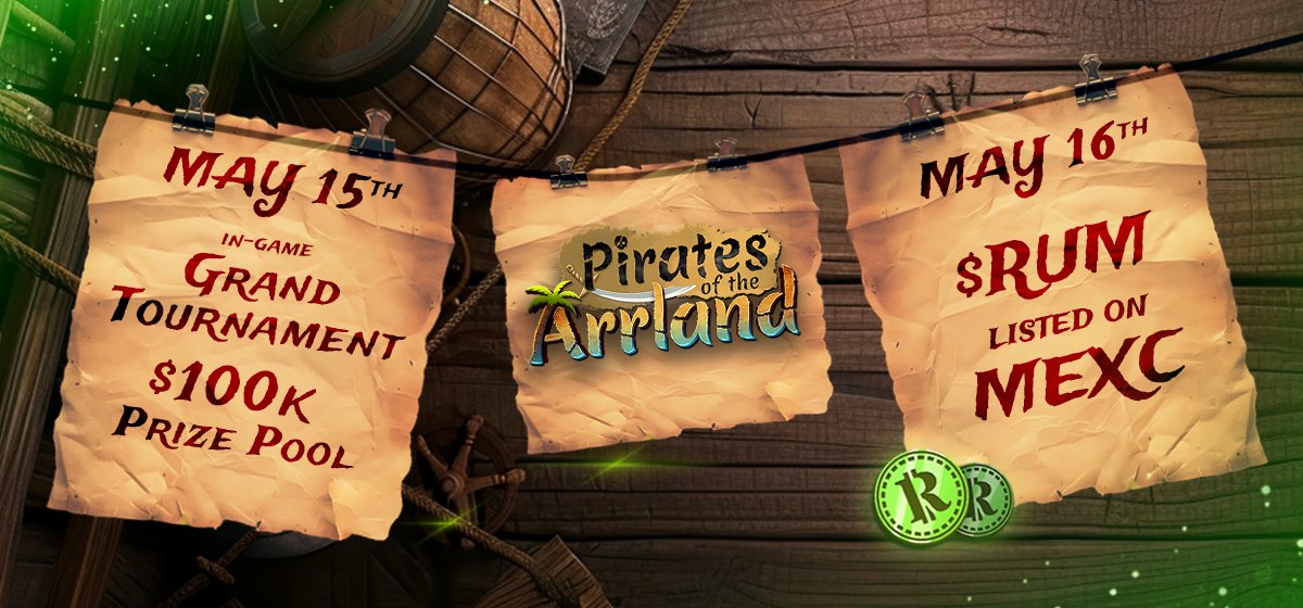 🚀 Exciting News, Pirates! 🏴‍☠️ We're thrilled to announce that Arrland, your favorite Play & Earn web3 gaming ecosystem, is making a splash on the @MEXC_Official #MEXCKickstarter! Get ready for an action-packed journey with massive airdrops and exciting trading opportunities. 🗳