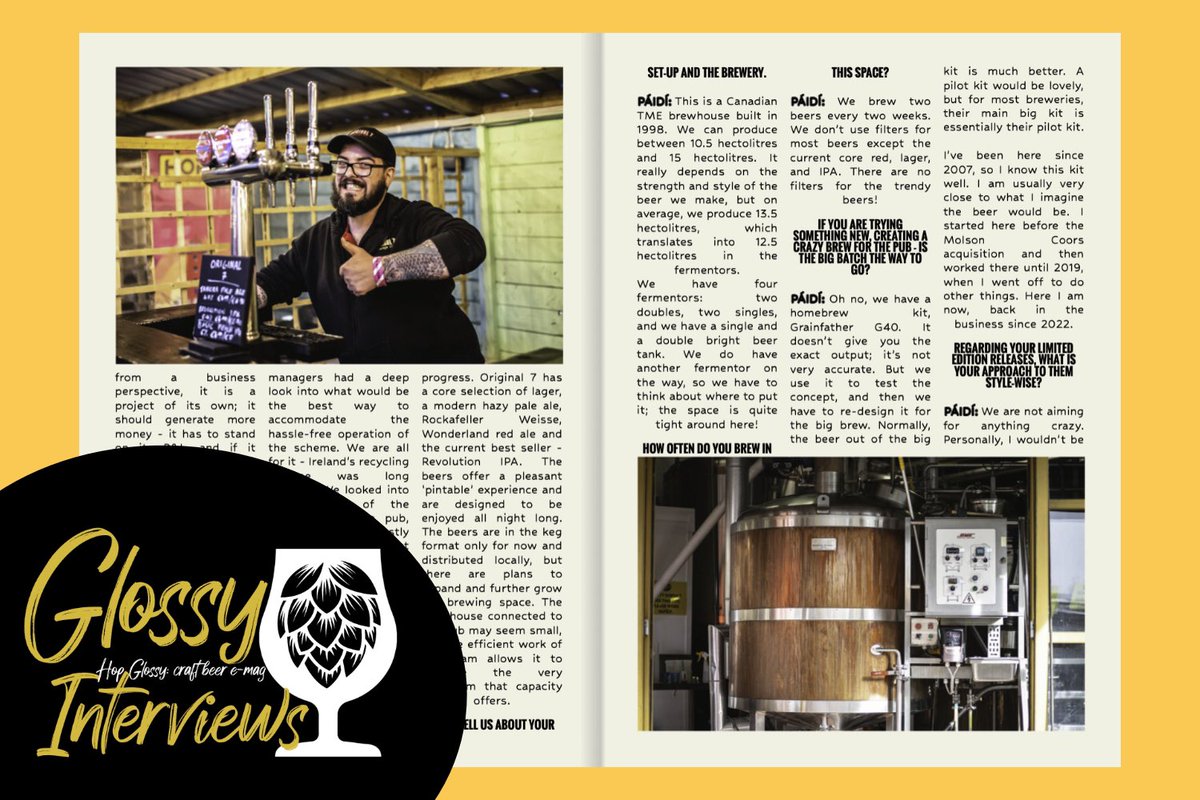 Glossy chats with Steve and Páidí about all things Original 7 brand 🍻
Read the latest Hop Glossy 🔥

hopglossy.com/e-mag