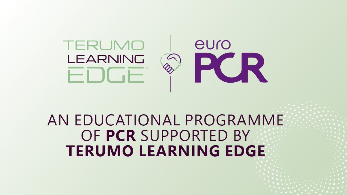 💡Dive into simulation-based learning at #EuroPCR2024! Join our joint Educational programme with @PCR and Terumo Learning Edge to explore stent dislodgement, distal perforation, and pilot mid-vessel perforation: bit.ly/44ppjBg #PCI #HBR #cardiotwitter