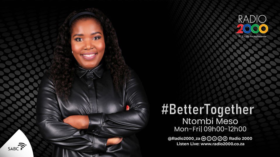 [ON AIR] #BetterTogether with @ntombi_meso Good morning and welcome to the show, le sharp? #Radio2000