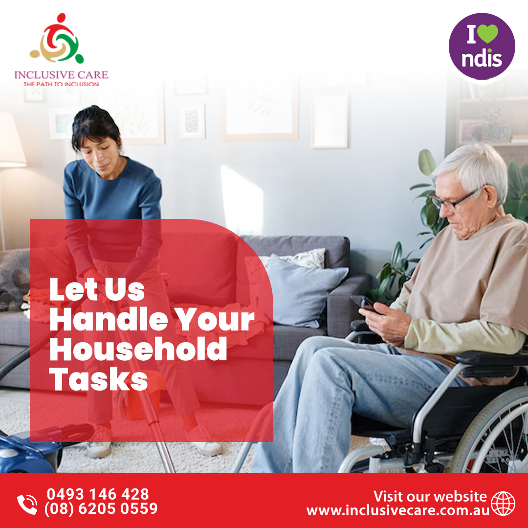 Don't let the daily household tasks weigh you down any longer! Let us handle everything.

📲: 0493 146 428, ☎️:(08) 6205 0559
📧: info@inclusivecare.com.au
🌐: inclusivecare.com.au

#household #task #NDIS #ndissupport #ndisaustralia #InclusiveCare #perth #australia