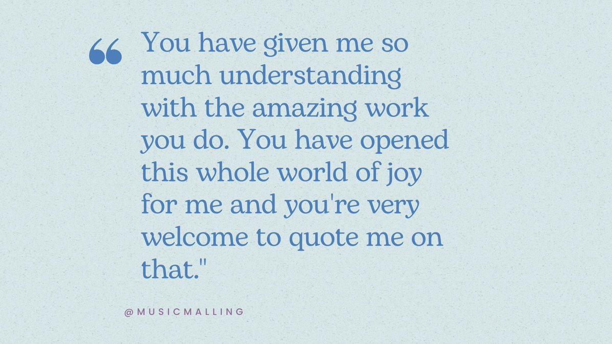 Lovely feedback from our recent Bach + concerts. Everything we do has an educational element. Music is about discovery and it has made this audience member very happy! 🎶 🎶 🎶 😀 😀 😀 #Music #ClassicalMusic #NewMusic #Kent #WestMalling #Outreach #Wellbeing