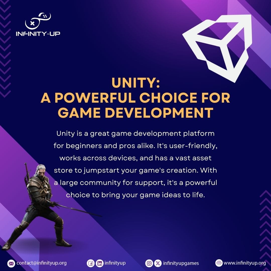 infinityUpGames's tweet photo. With Unity’s cross-platform capabilities and intuitive interface, INFINITY-UP can help you bring your creative vision to life. Let’s collaborate on creating the next big hit in gaming!

#gamedevelopment #gamingindutry  #Mobilegames  #gamification  #BrowserGames #Unitygames https://t.co/5QvLSYlEJx