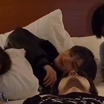 these screencaps of soft bomkai looking napping tgt while habing late night talks... 🥹