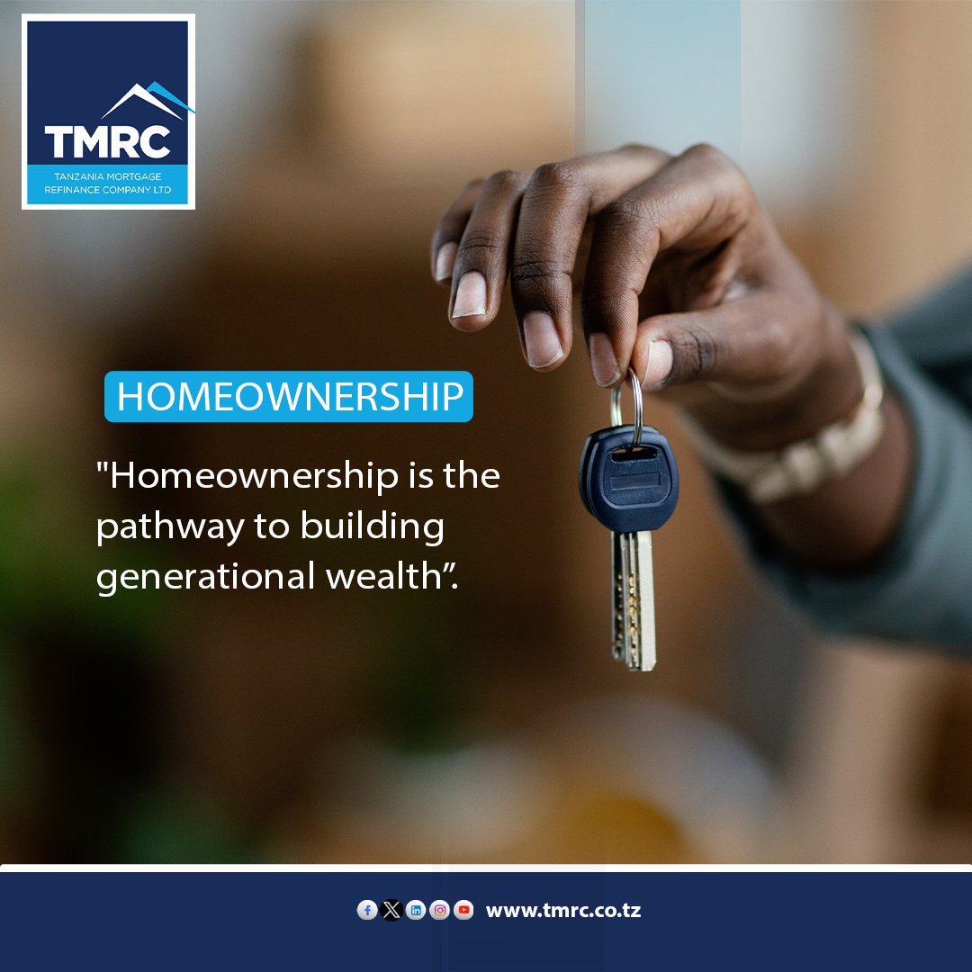 Homeownership #Homeownershipthoughfinancialintermediation #home #nyumbazakisasa #milikinyumbayako #mortgages #mortgagefinancing #mortgagerefinance