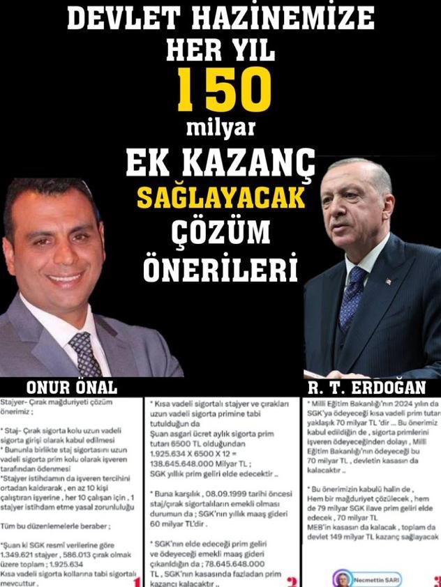 #Çöz3308İAl149Milyarı

<a href="/RTErdogan/">Recep Tayyip Erdoğan</a> 
<a href="/dbdevletbahceli/">Devlet Bahçeli</a> 
<a href="/_cevdetyilmaz/">Cevdet Yılmaz</a> 
<a href="/memetsimsek/">Mehmet Simsek</a> 
<a href="/isikhanvedat/">Prof. Dr. Vedat Işıkhan</a> 
<a href="/hasandogan/">Hasan Doğan</a> 
<a href="/AhmetAYDIN_02/">Ahmet AYDIN</a> 
<a href="/Onuronal_/">Onur Önal</a> 
<a href="/csgbakanligi/">T.C. Çalışma ve Sosyal Güvenlik Bakanlığı</a> 
<a href="/iletisim/">T.C. İletişim Başkanlığı</a> 
<a href="/Akparti/">AK Parti</a> 
<a href="/MHP_Bilgi/">MHP</a>

🤝🤝🤝🤝🤝🤝🤝🤝🤝🤝🤝🤝🤝