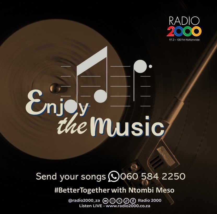 #Your4Play Hi Sis Ntombi, it’s Mpho in Pretoria. Please play these four positive and motivational songs for those who have lost hope.    Zoe Modiga – Phansi Zoe Modiga – Isegazini Maleh - Ke tlo fihla Xolly Mncwango - Yebo Nkosi  #BetterTogether #Radio2000