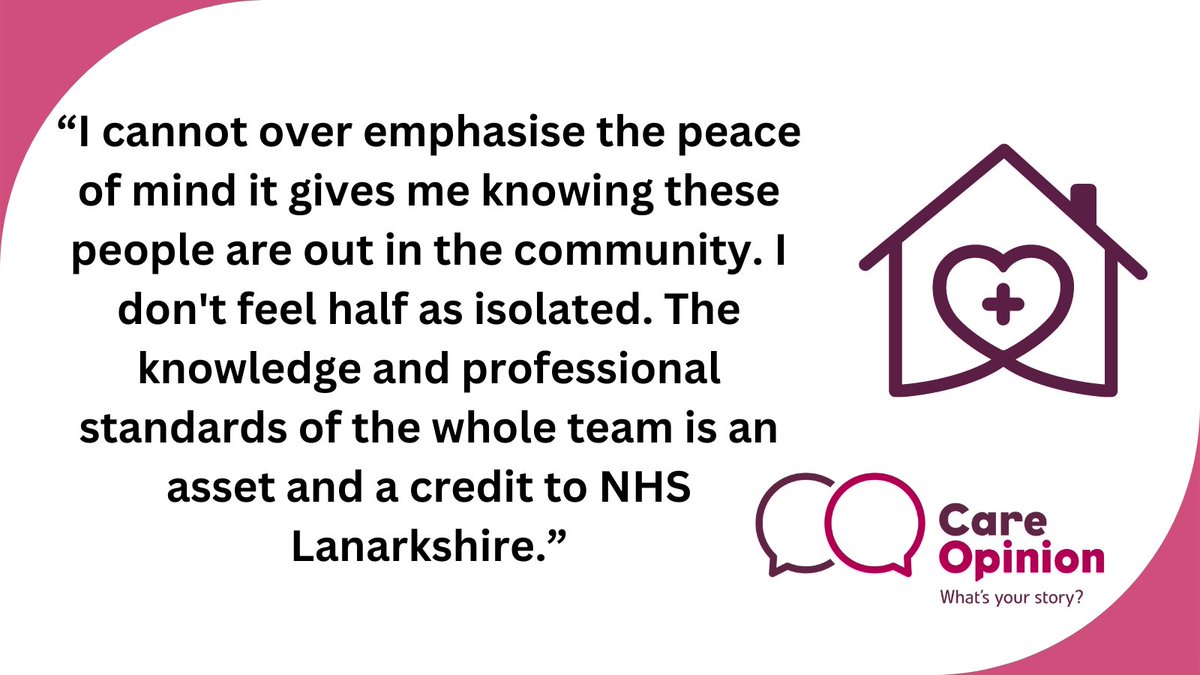 An author shares their feedback on all the hard work the staff at @WishawGen are doing, praising them for their 'knowledge and professional standards' whilst out in the community. @NHSLanarkshire #Outpatients
Read the full story 👇
careopinion.org.uk/1201727