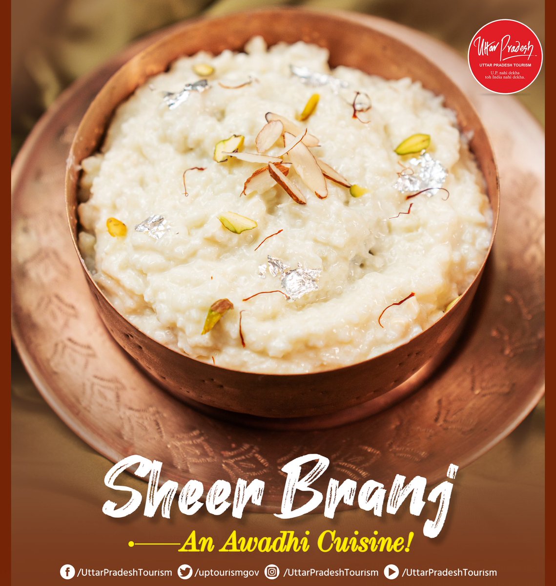 Sheer delight with #SheerBranj!
Indulge in love with the decadent #SheerBranjDessert!
Crafted from a luscious blend of rice, creamy milk, and a medley of nuts, it's the perfect fusion of richness and flavour. Whether warm or chilled, it's a heavenly treat fit for any celebration!