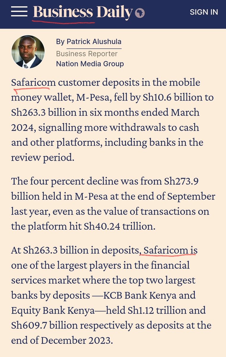 The #FinanceBill2024 will drastically affect #Mpesa deposits in FY2024/5. The issue of amending the Data Protection Act without amending Article 31 of CoK could also be costly. Hope my bro @KuriaKimaniMP is reading. 📌 There is a limit to taxation. In Physics they call it…