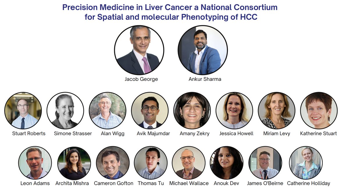Very excited to co-lead <a href="/NHMRC/">NHMRC</a> 2023 Clinical Trial &amp; Cohort Grant (6M AUD) with Jacob George for the clinical trial (DEFINERx050) and cohort (PRECISION). We will establish a pan-national HCC cohort across 5 states &amp; 13 clinical sites to evaluate #oncofetal score and other