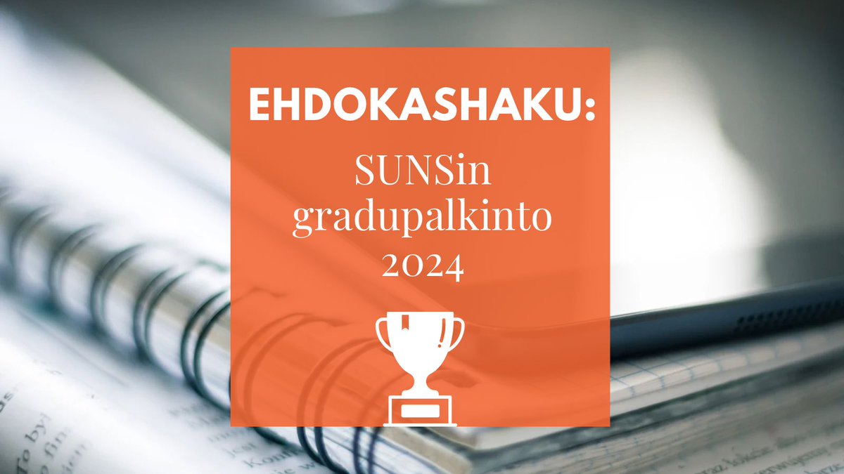 Oletko kirjoittanut, ohjannut, arvostellut tai lukenut erityisen hyvän sukupuolentutkimuksellisen maisterintutkielman?

Lue lisää ja ehdota palkinnon 2024 saajaa! sukupuolentutkimus.fi/2024/05/15/ehd…