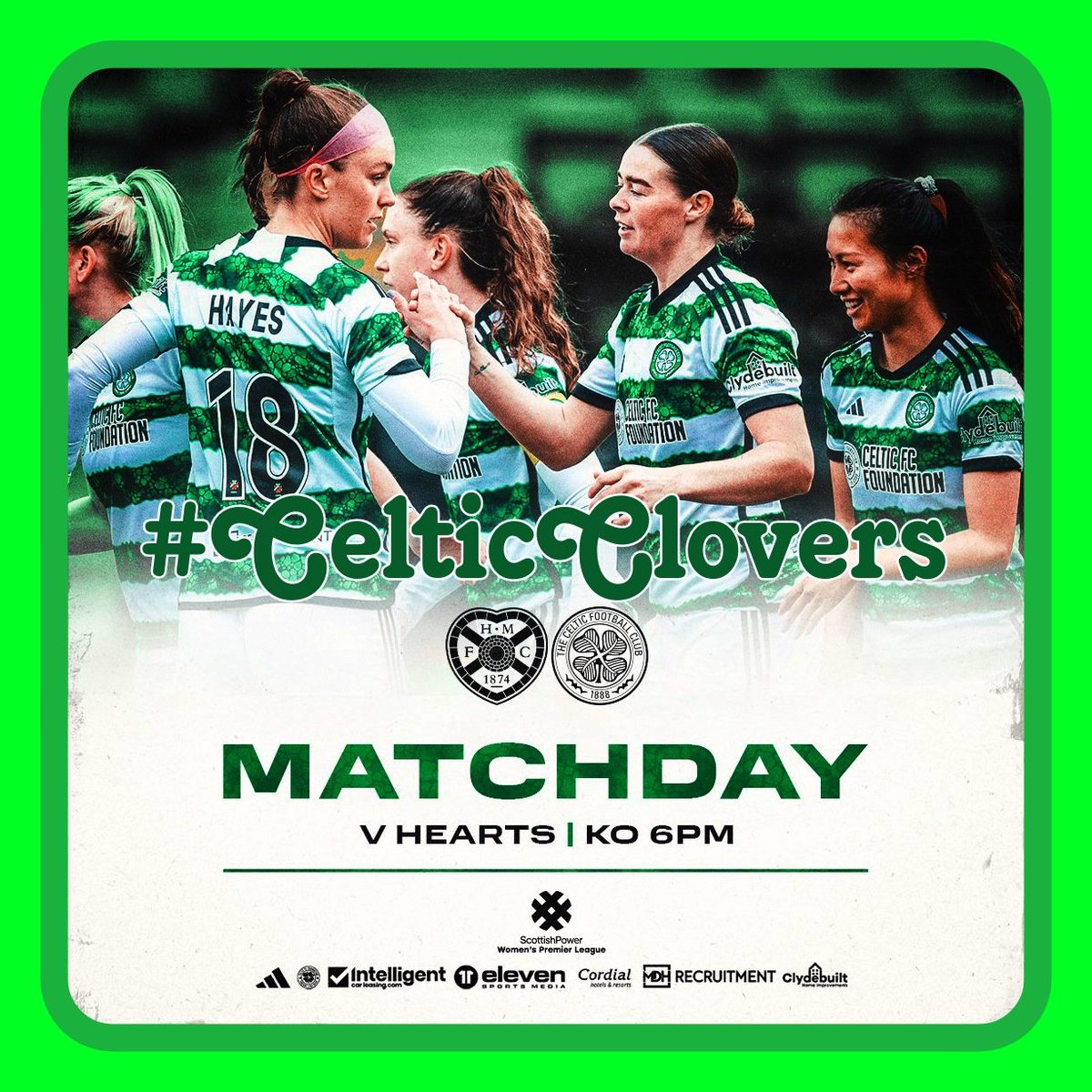 On the road in the penultimate game of the season 🚌👊

🆚 Hearts
⌚️ 6pm
🏟️ The Oriam
🏆 @SWPL 
📺 Live on @BBCAlba
🎟️ Buy tickets online | bit.ly/44vw84B

#HEACEL | #SWPL | #COYGIG🍀 #CelticClovers 🍀🍀