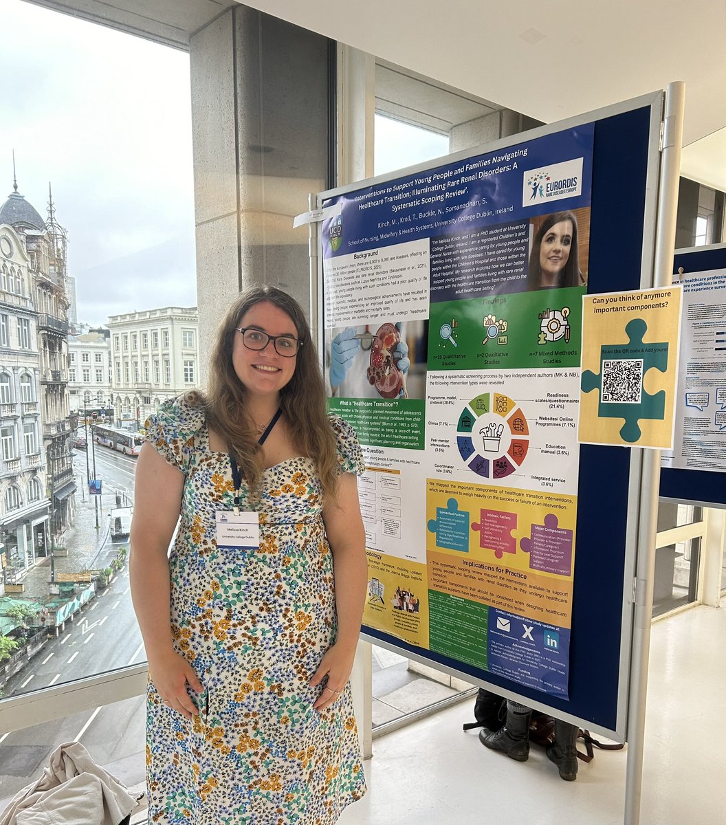 Delighted to be at the @eurordis #ECRD24. If you are joining us in Brussels, pop down to my poster to chat #HealthcareTransition or visit my online toolbox! ✨