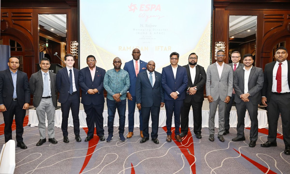 DominicaEmbass1's tweet photo. It was a pleasure to be a guest of honor at an Iftar Gala organizes by ESPA; a company that has been a friend to Dominica. ESPA is a company specialized in the design, production, distribution and innovation of pumps, systems and water management. https://t.co/ty02EowbjT