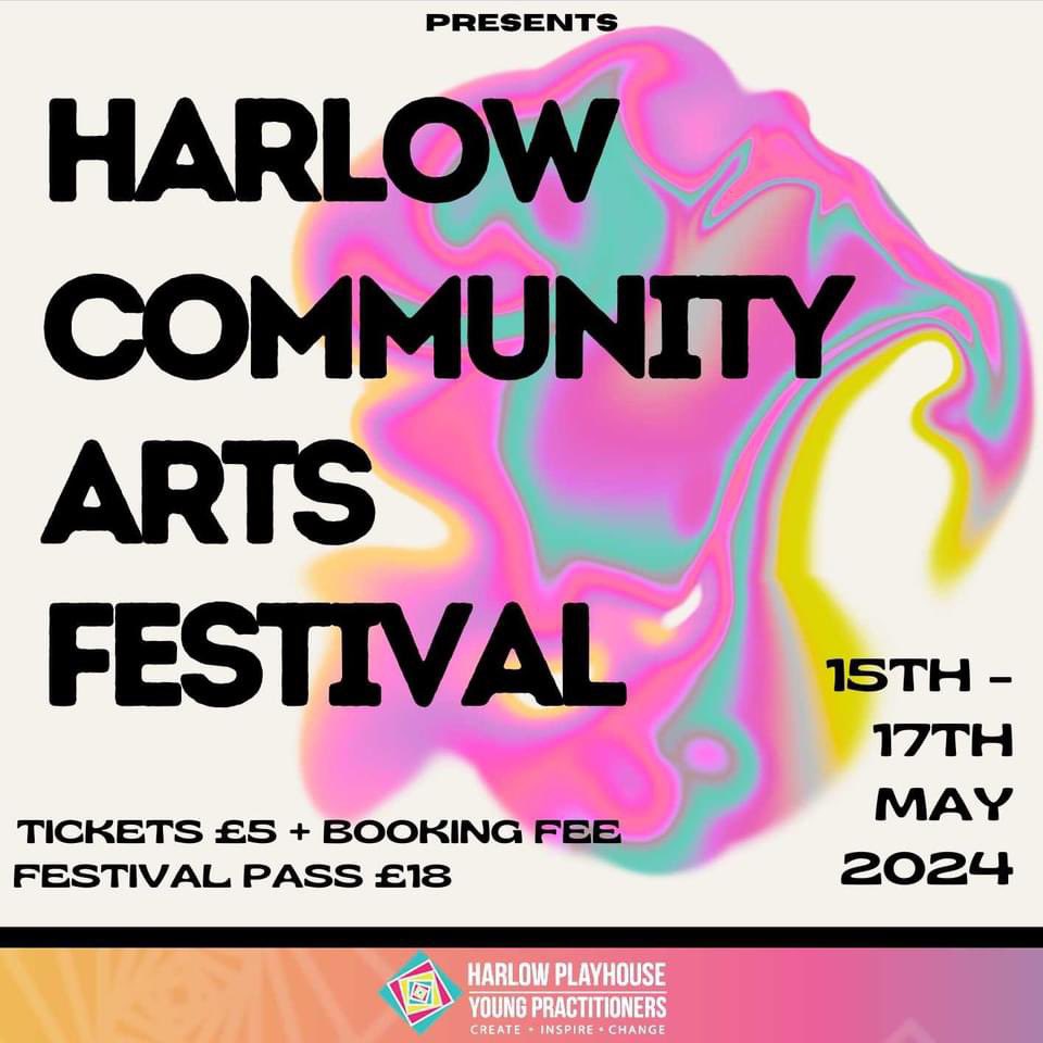 Harlow Community Arts Festival kicks off TODAY! 💫

🎭 @harlowplayhouse Young Practitioners Programme presents the Harlow Community Arts Festival. Six emerging theatre companies from the local or surrounding area showcase new writing, all on the brief of ‘Community’.
