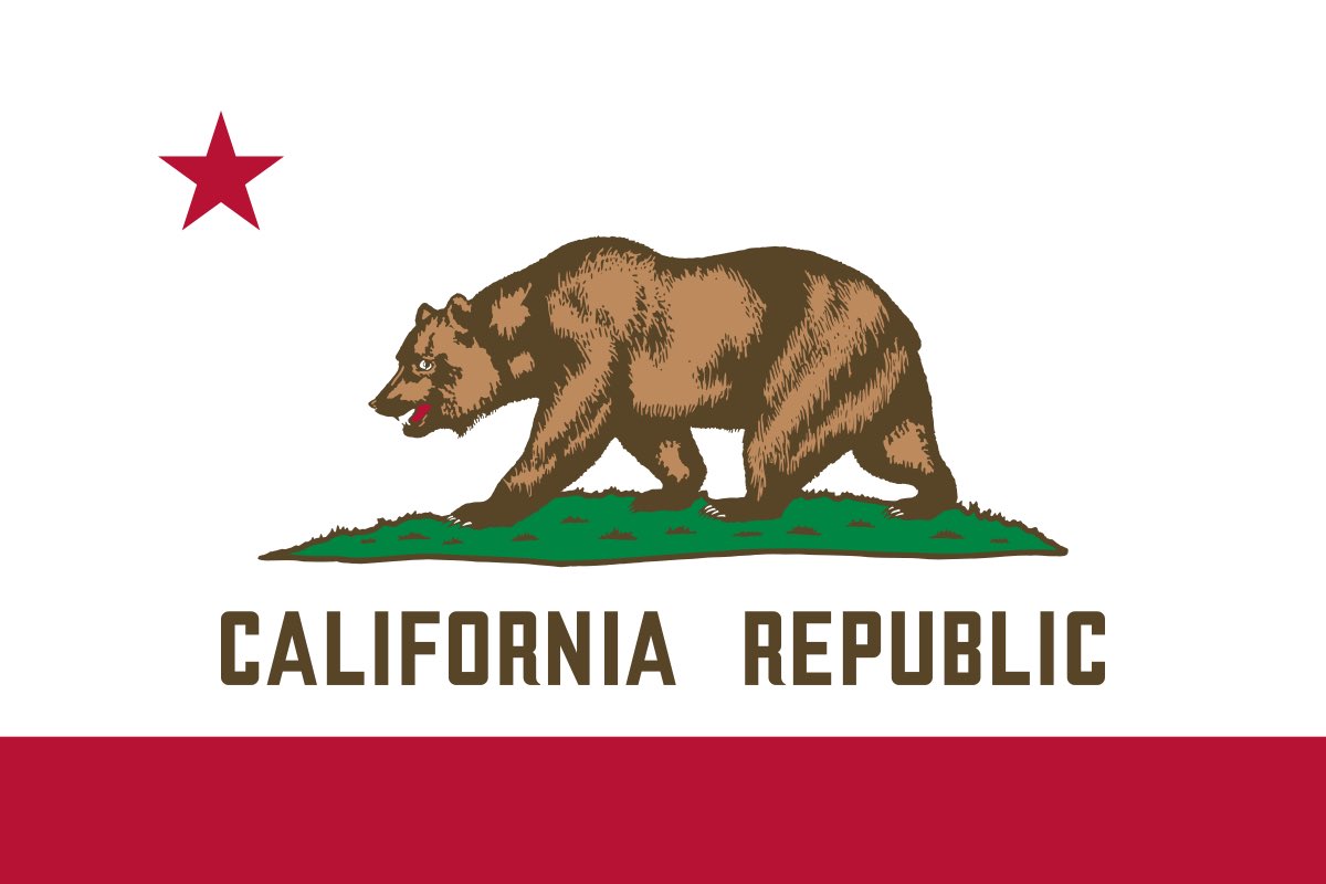 Bear or man? Entire state of California: