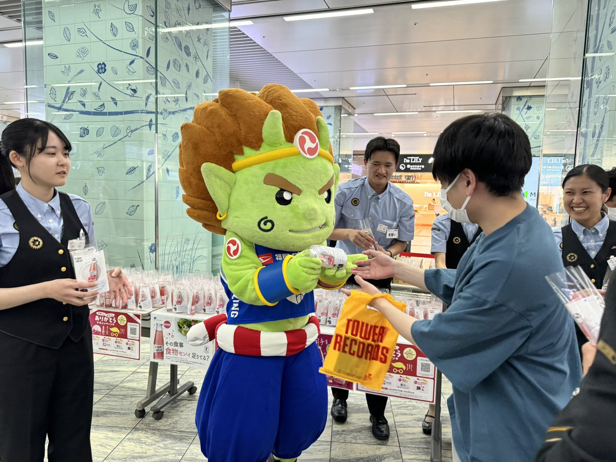 イベントがスタートしております！博多駅中央改札口でお待ちしています⚡️