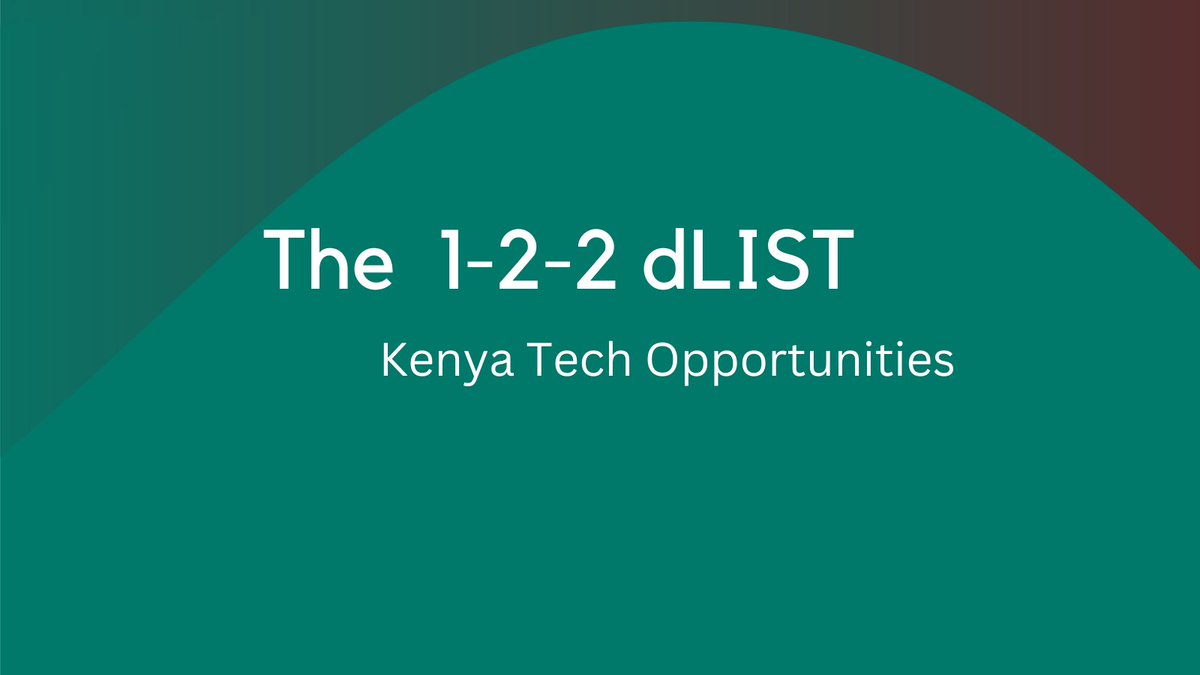 If you are looking for tech opportunities requiring experience of 2 yrs and below, START HERE

#zaDlist