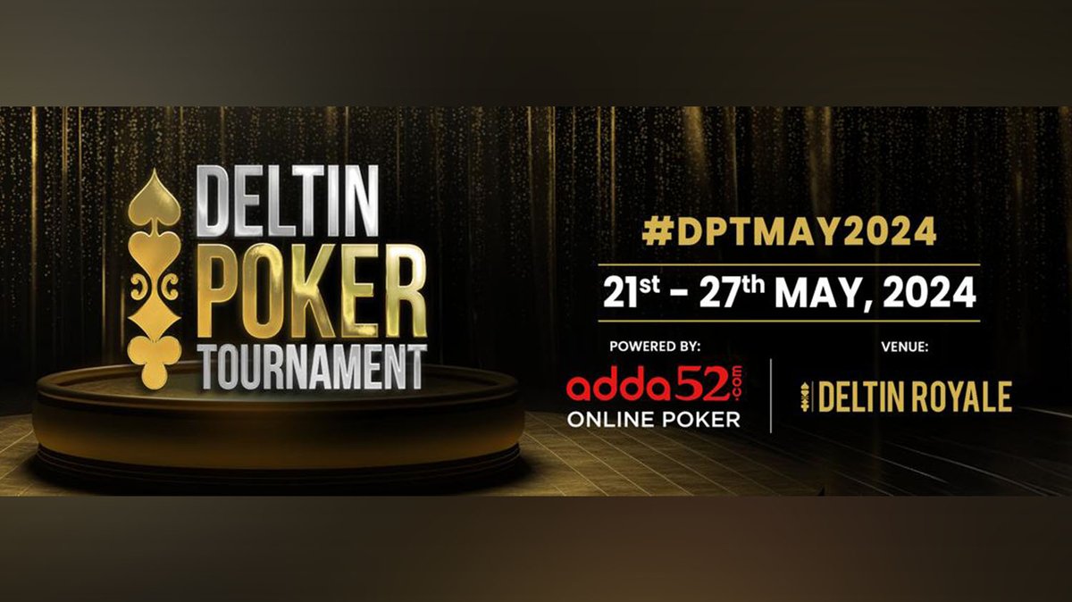 Adda52.com Set to Host 16th Deltin Poker Tournament

The series’ main attractions will include the highly anticipated DPT Highroller and the prestigious DPT Main Event. Alongside the classic events, DPT...

Read More👉gamerzterminal.com/tournament/add…

#Adda52India 
@Adda_52