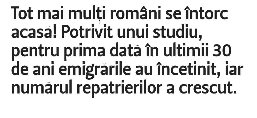 @daily_romania @shutupsantana Meantime in Romania:
'More and more Romanians are returning home! According to study, for the first time in the last 30 years emigration has slowed, and the number of repatriations has increased' 😉