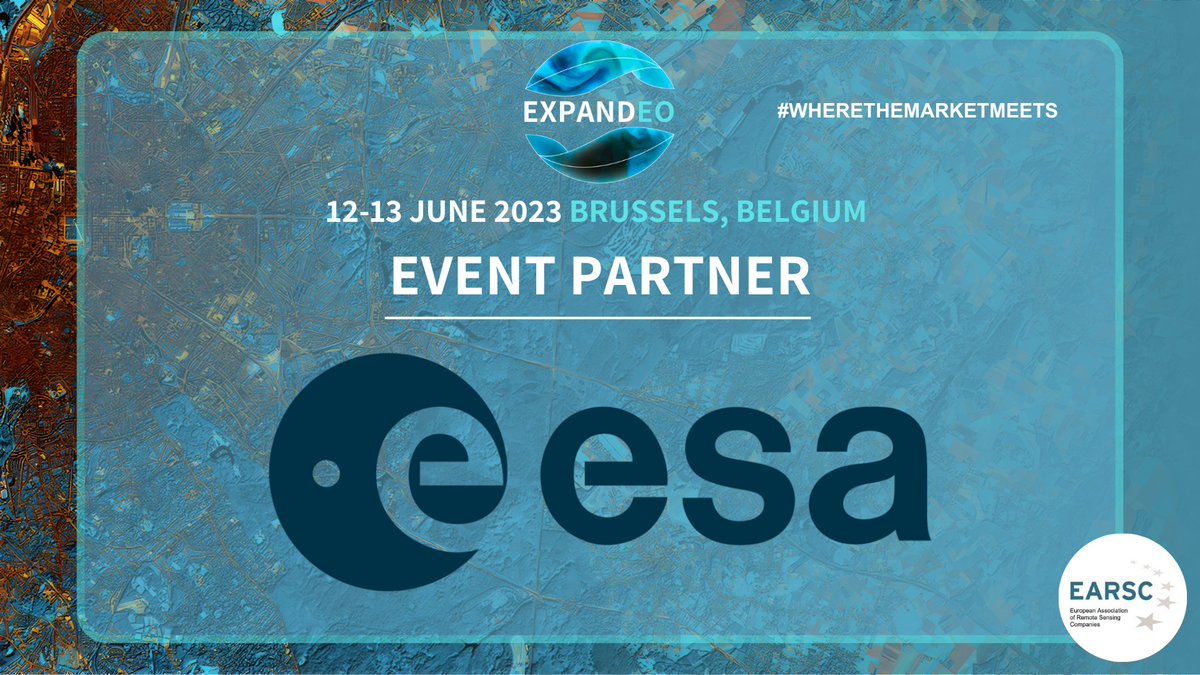 🛰️@esa is partnering with us for EXPANDEO 2024! Join us for the Final Transversal Workshops, where we'll explore the latest insights from the Sentinel Benefits Study. Learn more and register⤵️ earsc.org/sebs/6th-june/