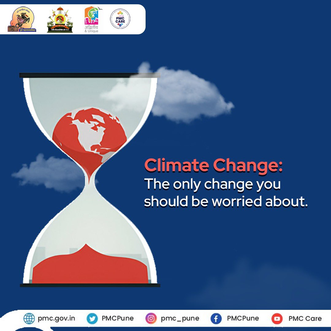 Change is the only constant, but this change is due to our actions! It's time we act upon the sudden Climate Change phenomenon and save the future. #ActForClimateChange #PMC