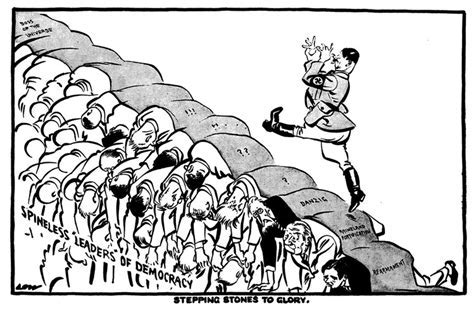 The Anti-Fascist Cartoons of David Low, 1936-1940.  mycandles.blogspot.com/2019/09/the-an… #antifa #antifascist #Hitler #Mussolini #Stalin #WWII #appeasement #Munich #cartoons #DavidLow #history #Twitterstorians #Britishhistory #Europeanhistory