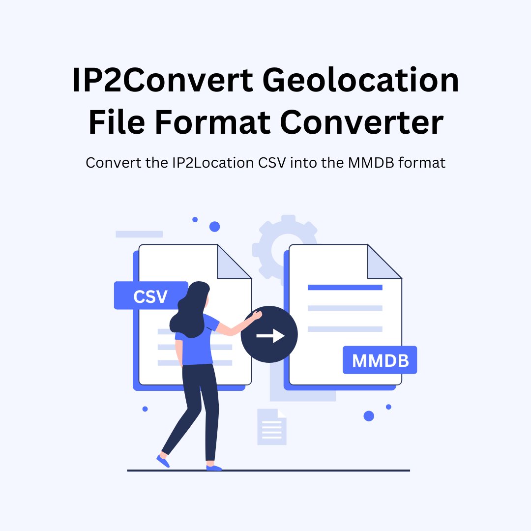 ip2location's tweet image. Over 40% of professionals face file format compatibility issues daily.

📢Introducing IP2Convert Geolocation File Format Converter - Compatible with MaxMind&apos;s GeoLite2 Country and GeoLite2 City.

Learn more: github.com/ip2location/ip…

#IPGeolocation #Database #IPData #CSV #MMDB