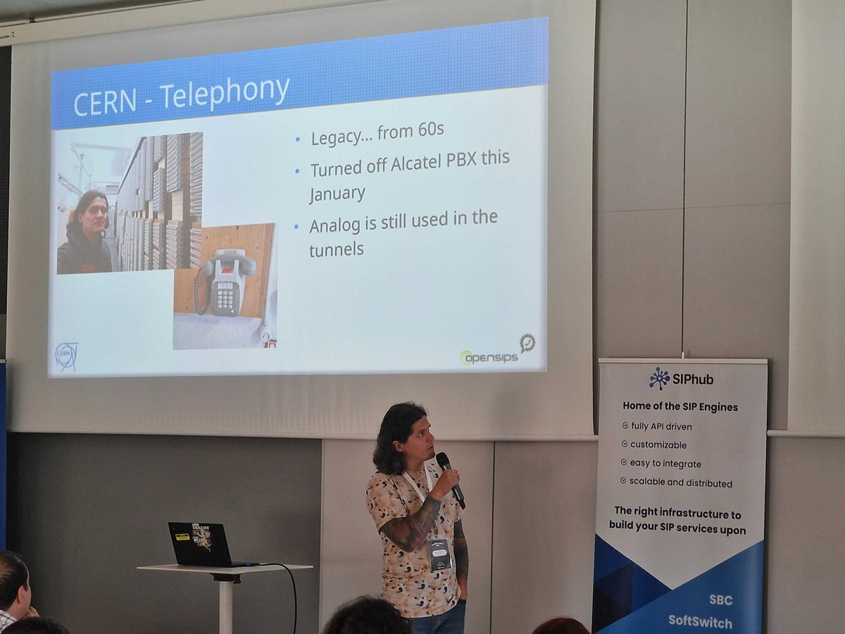 opensips's tweet image. Ihor Olkhovskyi  @CERN  @ #opensipssummit 2024, day 2
Adding #WebRTC to VOLTS using #OpenSIPS 
#sip #voip #opensource