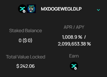 GM, frenz but this is HUGE! 🏆

💰From now on you can stake your MXDOGE/EGLD LP on @QuantumXnetwork and earn EGLD🤯

🪩  Enjoy extremely juicy APR while being part of the most dynamic Doge community of MVX

@PulsarTransfer send 500000 Mex to 250 reactions

THIS TIME WE SEND IT!…