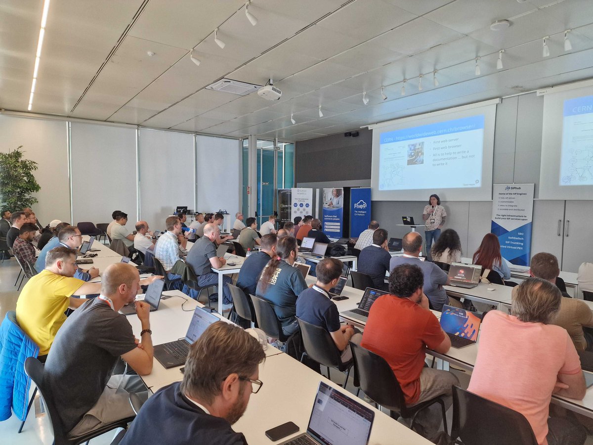 opensips's tweet image. Ihor Olkhovskyi  @CERN  @ #opensipssummit 2024, day 2
Adding #WebRTC to VOLTS using #OpenSIPS 
#sip #voip #opensource