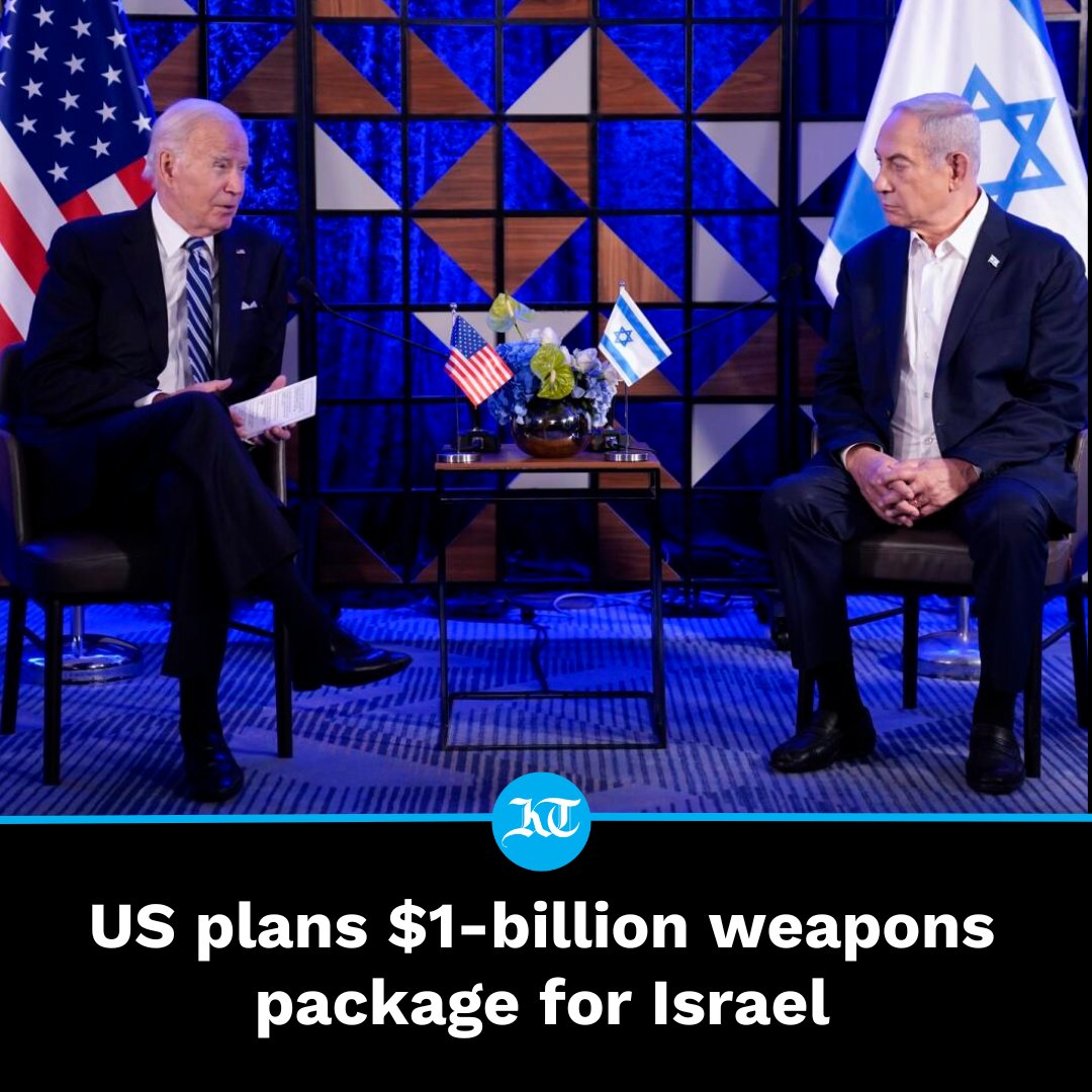 The Joe Biden administration has initiated the initial stages of a process to advance a new USD 1 billion arms deal for Israel, confirmed two congressional sources as reported by CNN on Wednesday. khaleejtimes.com/world/us-plann… #Khaleejtimes #Gaza #Israel