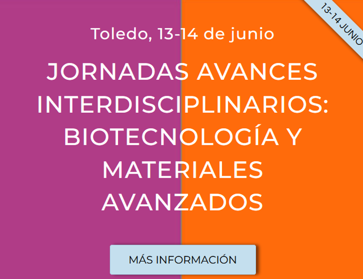 ipbln_csic's tweet image. 📢Sigue abierto el plazo de inscripción para la participación en las Jornadas Avances Interdisciplinarios en salud: Convergencia entre #Biotecnología y #MaterialesAvanzados. 

¡No te lo pierdas! 

📅 13 y 14 de Junio
📍 Toledo