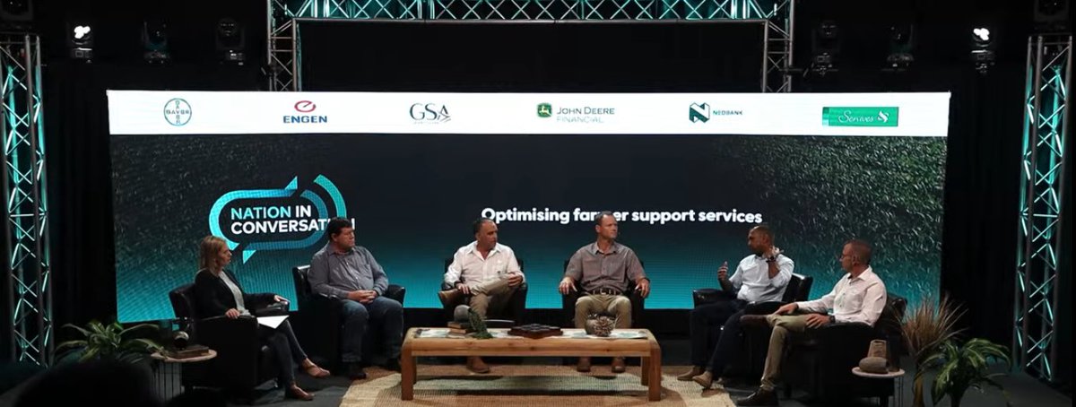 <a href="/JohnDeereAME/">John Deere Africa & Middle East</a> Vikar: We focus to make the producer more profitable. For that you need to use technology to get the benefit. Van Wyk: If you are not up to date with new technology, you will get behind. Use it to get your ROI. Embrace it. #Nampo24