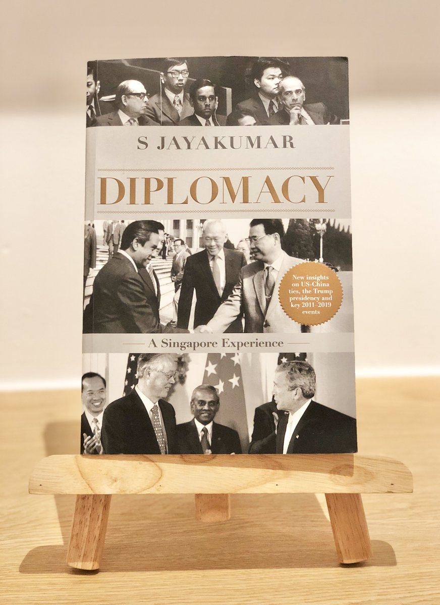 📖Available at Future Forum library!!

Title: DIPLOMACY: THE SINGAPORE EXPERIENCE
Author: S JAYAKUMAR

Location: Legacy Building, 9th floor, Future Forum Office, goo.gl/maps/3BvoweFaP…