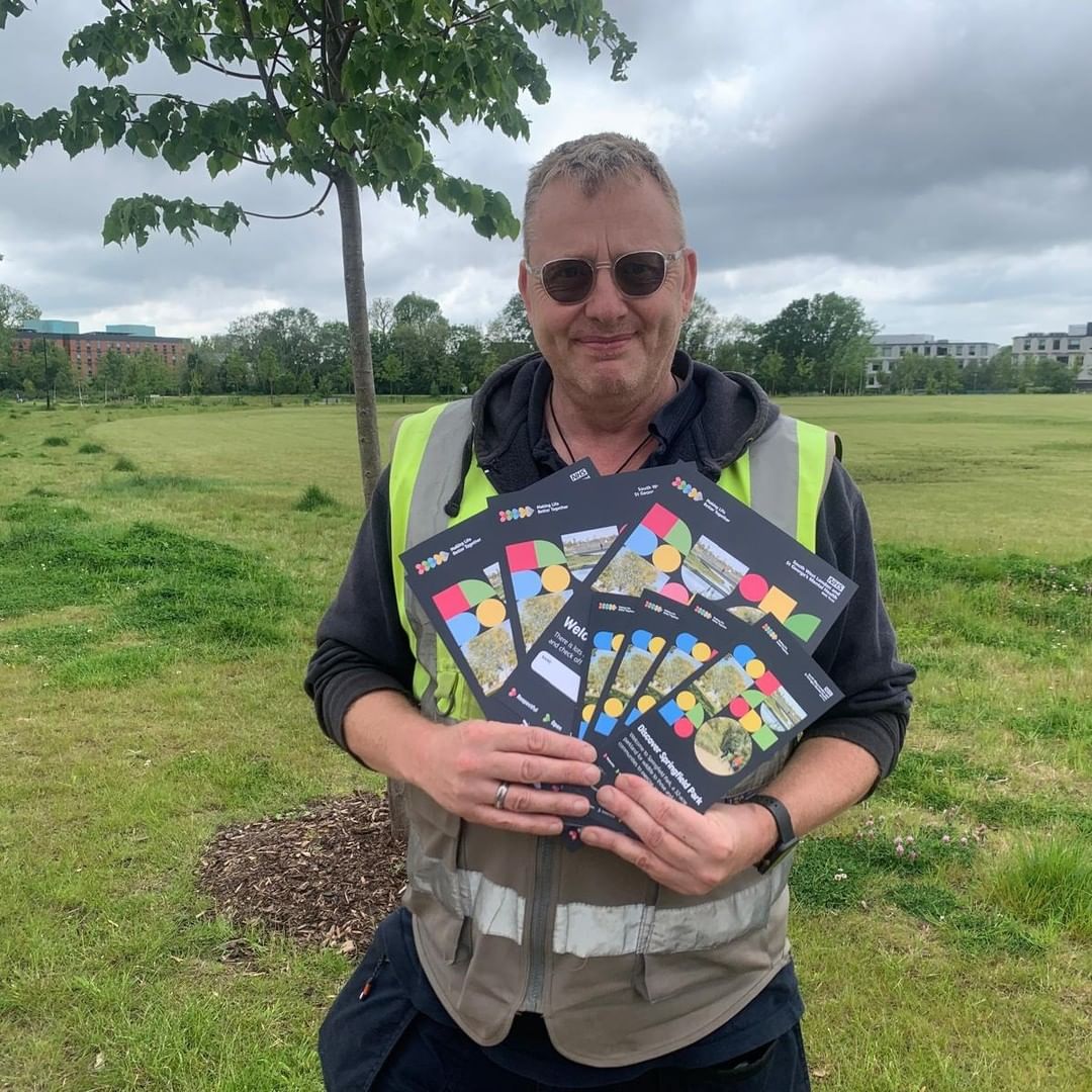 This #MentalHealthAwarenessWeek (13-19 May), @SWLSTG invites the community to find a moment for movement in Springfield Park in #Tooting with the help of their new park map and guide. Pick up a map at Springfield Hospital or download via their website: swlstg.nhs.uk/latest-news/fi….