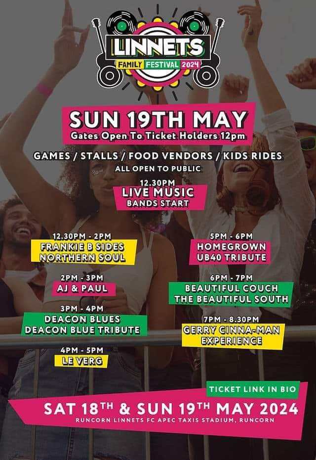 TONY MURRELL (@murrelltony) on Twitter photo Good Morning From The Shores Of Sunny 🌞 Runny 😎 Runcorn 4 Days To Go Until Our 2 Day <a href="/RuncornLinnets/">Runcorn Linnets FC</a> Family Festival On The Pitch Who Needs Tkts Contact Myself , Marty Murrell <a href="/Merseytyresaut1/">Merseytyresautocentre</a> The Clubhouse At Runcorn Linnets Or Online murrellstoursandevents.com Good Morning From The Shores Of Sunny 🌞 Runny 😎 Runcorn 4 Days To Go Until Our 2 Day <a href="/RuncornLinnets/">Runcorn Linnets FC</a> Family Festival On The Pitch Who Needs Tkts Contact Myself , Marty Murrell <a href="/Merseytyresaut1/">Merseytyresautocentre</a> The Clubhouse At Runcorn Linnets Or Online murrellstoursandevents.com