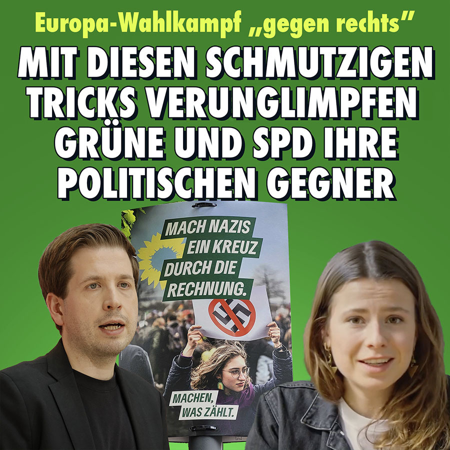 Grüne und #SPD besorgen sich Wählerstimmen, indem sie politische Konkurrenz verunglimpfen. Tja, wenn man inhaltlich wenig zu bieten hat ...
nius.de/analyse/europa…
