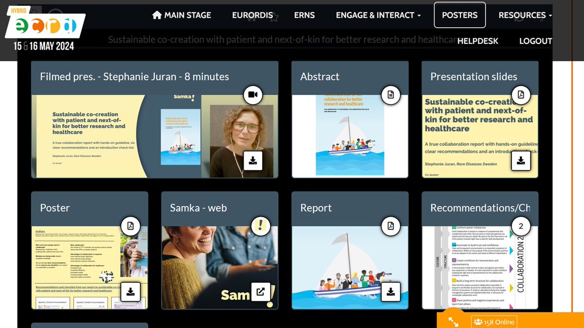 Today we are proud to be attending and contributing to #ECRD2024, the largest patient-led rare disese conference in Europe. Check out our online poster on sustainable #co-creation 
my.ltb.io/#/viewStack/AC…
#ActRare #WeAreNotRare #SällsyntaDiagnoser #SällsyntaLiv #sällsynt