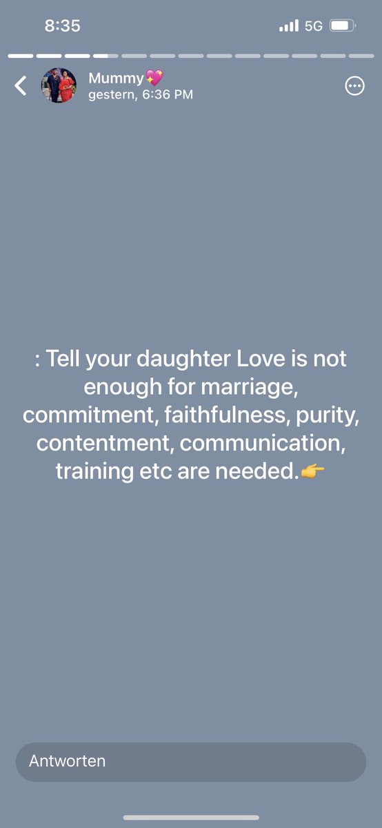 My mom was on a roll yesterday after I had a conversation with her.

She posted a “waist bead” status so I can view it😂.. so cute

I just saved it😂🤣..